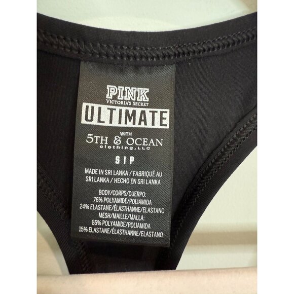 Pink Victoria’s Secret 5th Ocean Ultimate Sports Bra FLORIDA Gators Black Size S - Picture 5 of 11